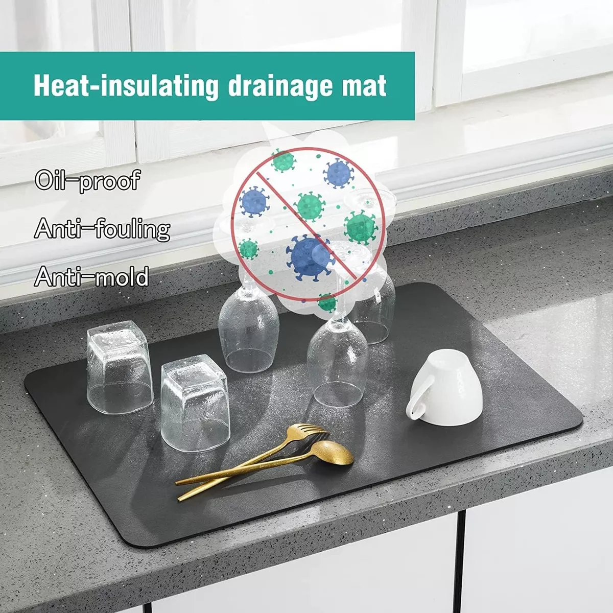 Tapete Absorbente Cocina Hogar Antidesli